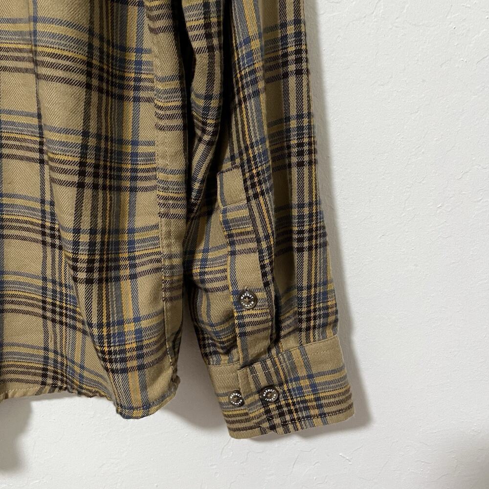 Marmot Mens Bayview Midweight Plaid Flannel Shirt Size L Country Ranch‎ Outdoors - Picture 4 of 7